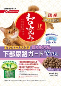 [ペットライン] JPスタイル和の究み猫セレクトHC下部尿路低Ca1．4kg