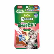 [ライオンペット] PETKISS　ネコちゃんの歯みがきおやつ　まぐろ味　プチ　14g