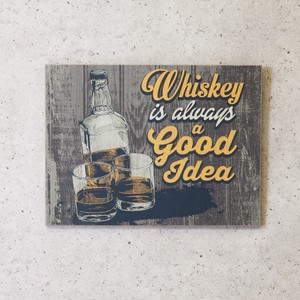 ウッドボード ［Whiskey is a Good Idea］