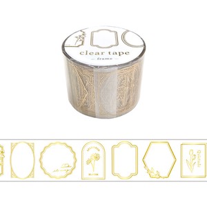 Washi Tape Frame Clear Tape Foil Stamping 30mm Width