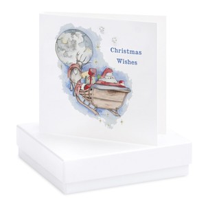 【クリスマス】英国発！ピアスとカードのギフトボックス『メリークリスマス』2022秋冬新作