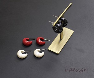 Pierced Earrings Titanium Post Mini Volume