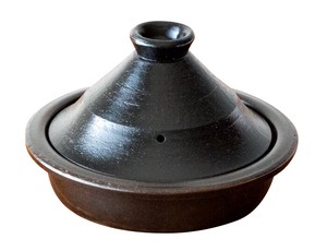 黒釉タジン鍋【萬古焼】【無水鍋 蒸し鍋 無水調理 鍋 陶器】
