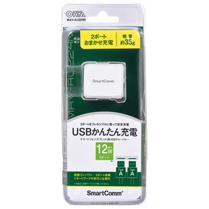 SmartComm USBかんたん充電 TypeA2ポート 最大12W