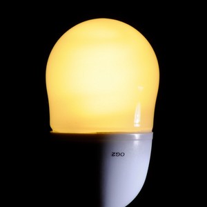 電球形蛍光灯 E17 40形相当 電球色 エコなボール