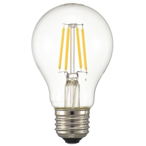 LEDフィラメントタイプ電球 E26 40形相当 電球色 調光器対応