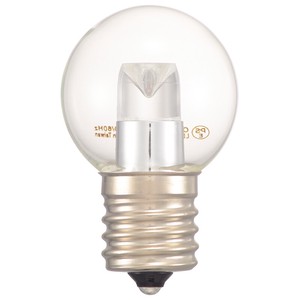 LEDミニボール球装飾用 G30/E17/1.2W/57lm/クリア昼白色