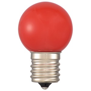 LEDミニボール球装飾用 G30/E17/1.2W/8lm/赤色