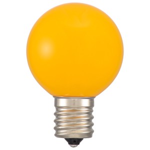 LEDミニボール球装飾用 G40/E17/1.2W/50lm/黄色