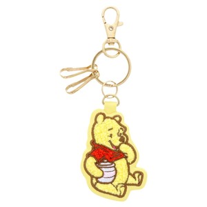 【キーホルダー】くまのプーさん サガラ刺繍キーリング Winnie the Pooh6 A