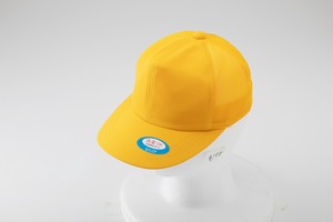 HA#184黄交通安全帽野球型メッシュアゴゴム付