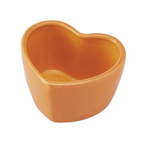ハートカップ(オレンジ) プリン ゼリー ムース フルーツ デザートカップ バレンタイン