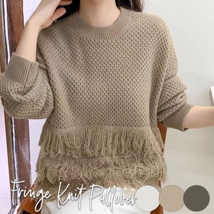 Sweater/Knitwear Pullover Knitted Fringe