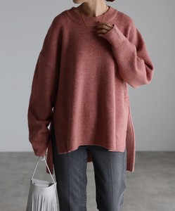 Sweater/Knitwear Side Slit Knitted