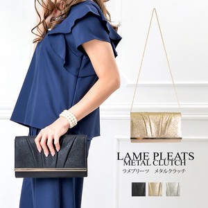 Clutch Lame-pleated