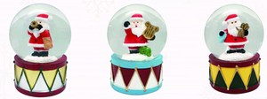 【クリスマス特集】　スノードーム　音楽隊　3種の楽器