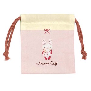 Pouch/Case Pink Mini Drawstring Bag anano cafe