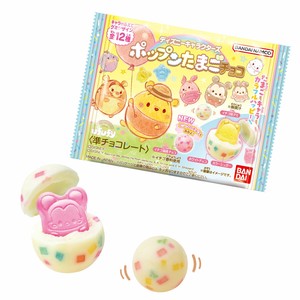 【お菓子】『ディズニーキャラクターズ　ポップンたまごチョコ　1箱上代￥110×10個入』