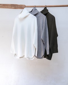 Sweater/Knitwear Pullover Round-hem Cowl Neck