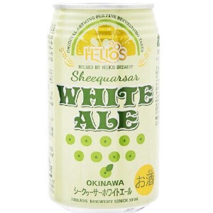 ヘリオス酒造 シークヮーサーホワイトエール 缶 350ml x24【ビール】