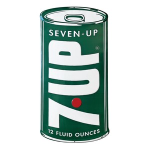 エンボス看板【7UP-CAN】セブンアップ プレート サイン アメリカン雑貨
