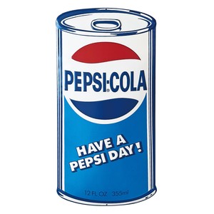 エンボス看板【PEPSI-CAN】ペプシコーラ プレート サイン アメリカン雑貨