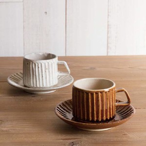 Mino ware Cup & Saucer Set Cafe cup saucer Coffee Made in Japan