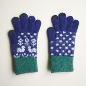 Gloves Navy Gloves Mohair