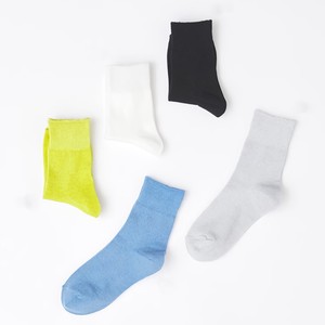 シャリ感が気持ちの良い靴下（5色）【日本製】／綿 コットン