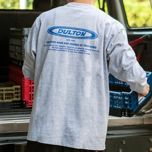 【DULTON ダルトン】DULTON LONG T-SHIRT OVAL LOGO GRAY ダルトン ロング Tシャツ オーバル ロゴ