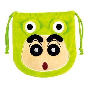 Pouch Crayon Shin-chan Frog Drawstring Bag