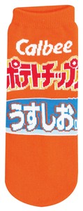 【お菓子パッケージ　大人用　ソックス】ポテトチップス　うすしお味　靴下　22〜24cm