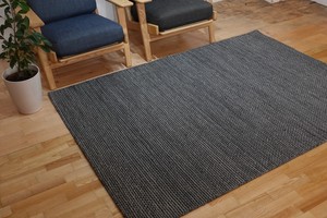 直送可能 【VELINO】Handwoven Wool VELINO Grey 140x200cm  ハンドウィーブ ウールコットン