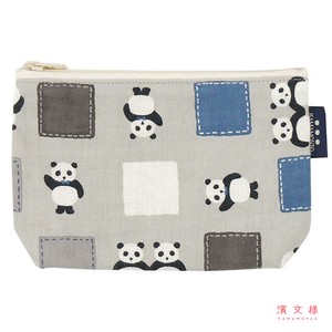 Pouch Patchwork Panda Made in Japan