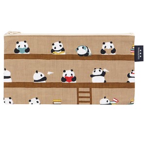 Pouch Flat Pouch Panda Made in Japan