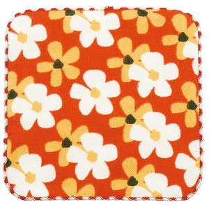 Towel Handkerchief Orange Made in Japan