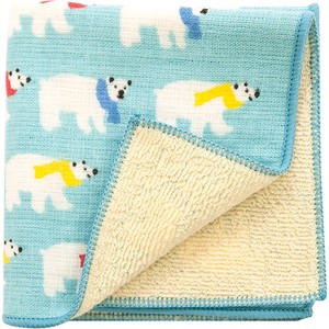 Towel Handkerchief Outing Polar Bear Made in Japan