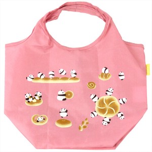 Reusable Grocery Bag Pink Panda