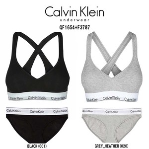 (品番移行)Calvin Klein(カルバンクライン)ck レディース ブラ&ショーツ セット 無地 QF1654+F3787