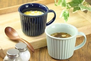 レリーフマグカップ スープカップ  350ml 美濃焼 日本製