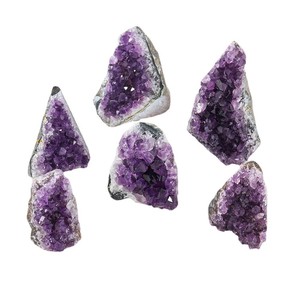 天然紫水晶クラスター紫晶洞紫晶ブロック原石鉱物標本テーブル装飾 CLA494