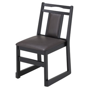 ［木］日野高テーブル椅子 ブラウン（レザー） SH43