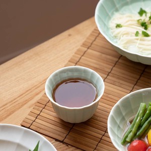 深山(miyama.) suzune-すずね- 煎茶碗(姫鉢) 緑青磁[日本製/美濃焼/和食器]