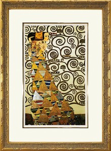 決算セール品 お買い得です！ アートパネル　グスタフ・クリムト Gustav Klimt Expectation(期待)