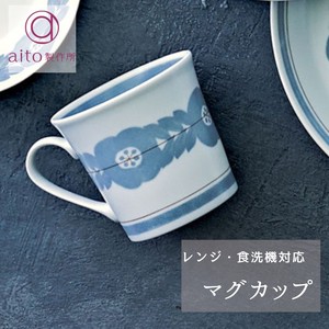 Mino ware Mug Gray Flower Casual Blossom Made in Japan