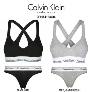 (品番移行)Calvin Klein(カルバンクライン)ck ブラジャー&Tバック  セット  レディース 下着 QF1654+F3786