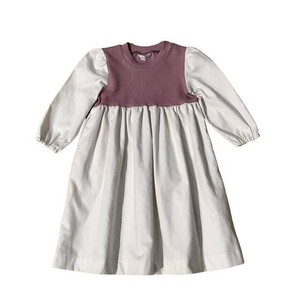 Kids' Casual Dress One-piece Dress Switching 90 ~ 140cm Made in Japan