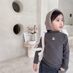 Kids' 3/4 - Long Sleeve Shirt/Blouse Turtle Neck Embroidered Kids