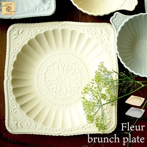 Mino ware Main Plate 2-types