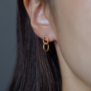 リングピアス (pierced earrings)
